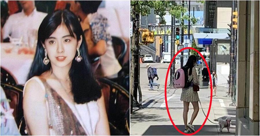 54歲的王祖賢近況 ！穿超短裙街邊遛狗 ，大長腿矚目氣質不凡 ，網友：女神還是女神