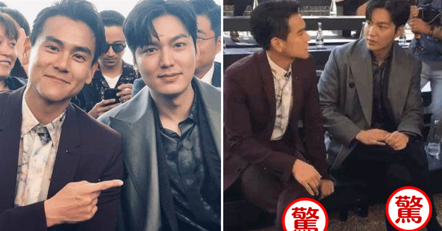 當39歲彭于晏和34歲李敏鎬同框穿西裝，看清鞋子後，網友：終于相信女生的審美了