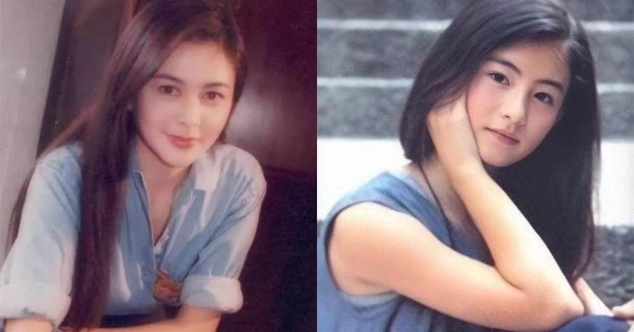 劉亦菲關之琳蔡少芬張柏芝20歲照片曝光，然而，卻都輸給了她
