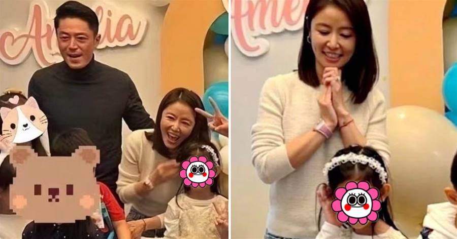 林心如女兒「正臉」曝光！6歲小海豚五官清秀似女版霍建華，長髮披肩好似小公主